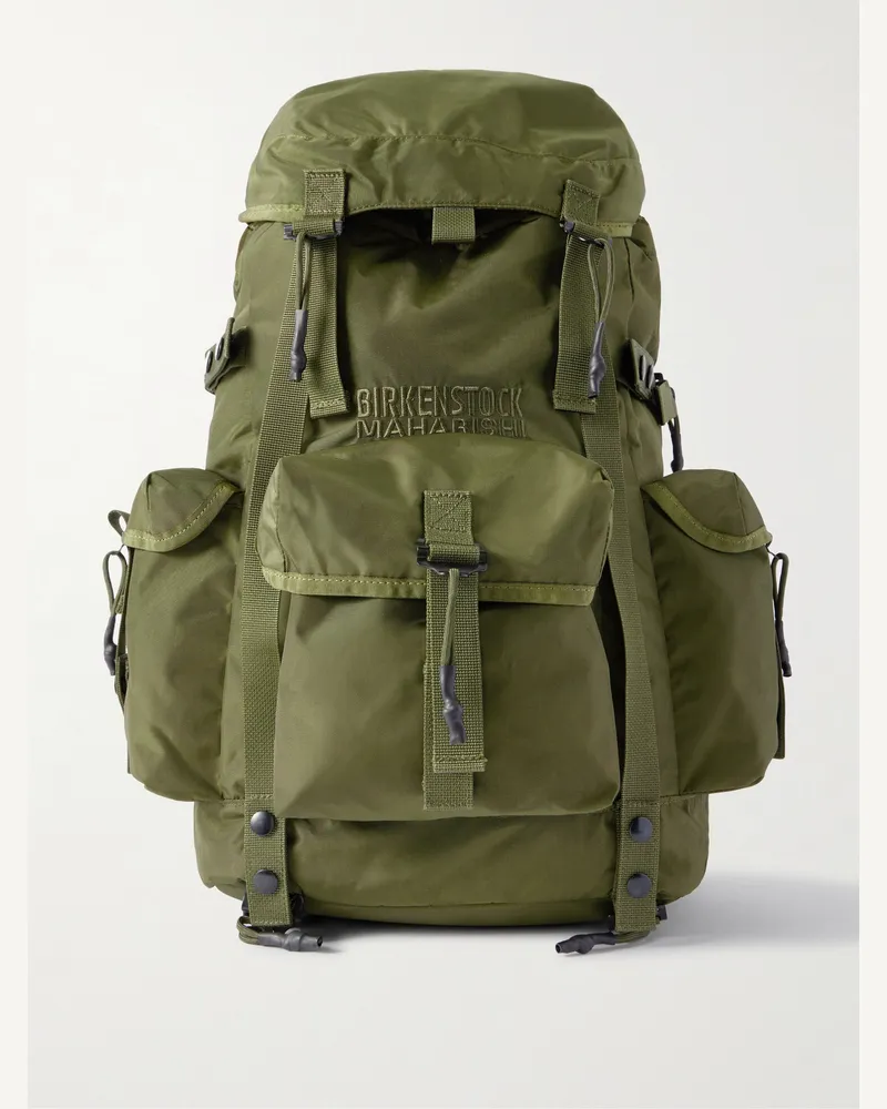 Birkenstock Maharishi Rucksack aus Nylon mit Logostickerei Grün