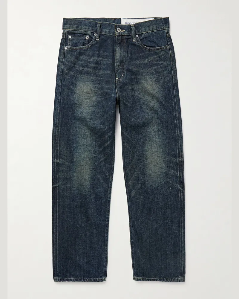 Neighborhood DP Basic gerade geschnittene Jeans aus Selvedge Denim Blau
