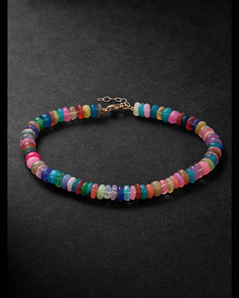 JIA JIA Jumbo Armband mit Zierperlen aus Opal und Details aus Gold Pink