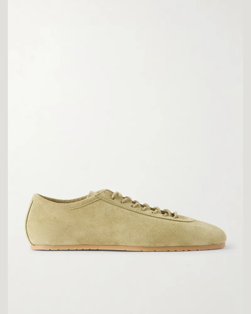 Dries van Noten Suede Sneakers Green
