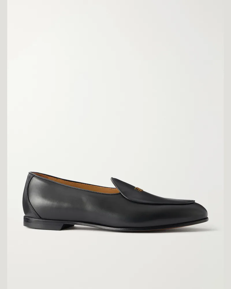 Aimé Leon Dore Embellished Leather Loafers Black