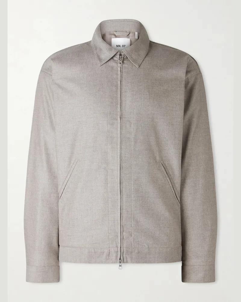NN 07 Petrus 10005 Woven Jacket Gray