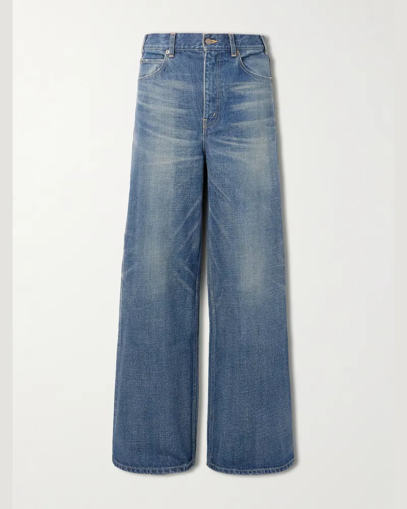 Celine Surf weit geschnittene Jeans Blau