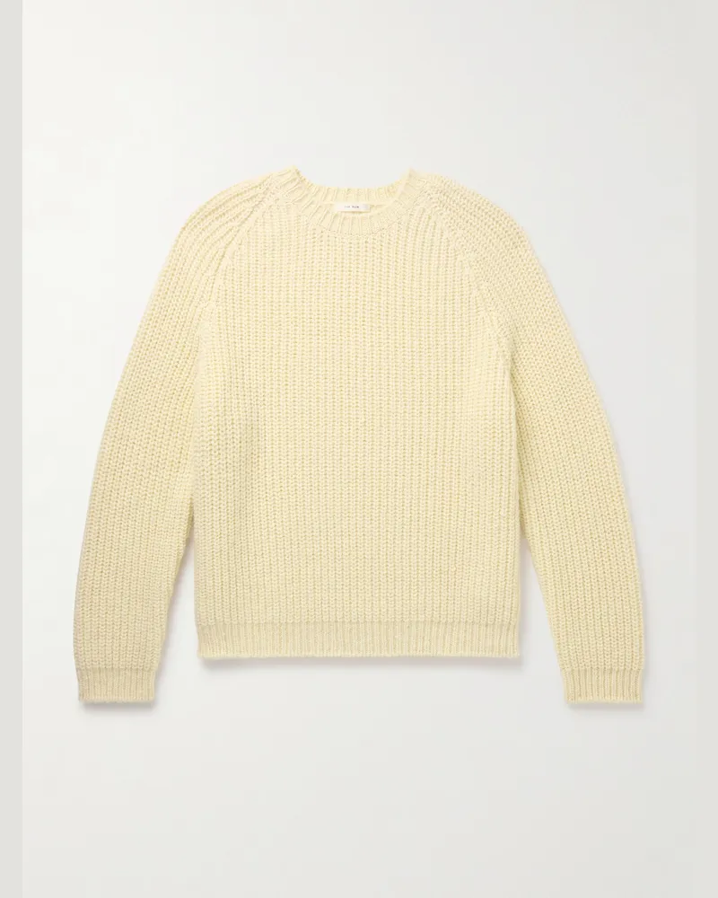 The Row Adonis Rippstrickpullover Neutral