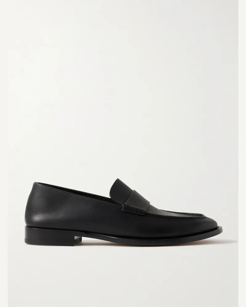 The Row Classic Loafers aus Leder Schwarz