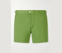 Straight-Leg Mid-Length Swim Shorts