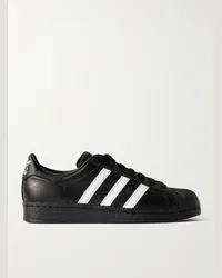 adidas Superstar 82 Sneakers aus Leder Schwarz