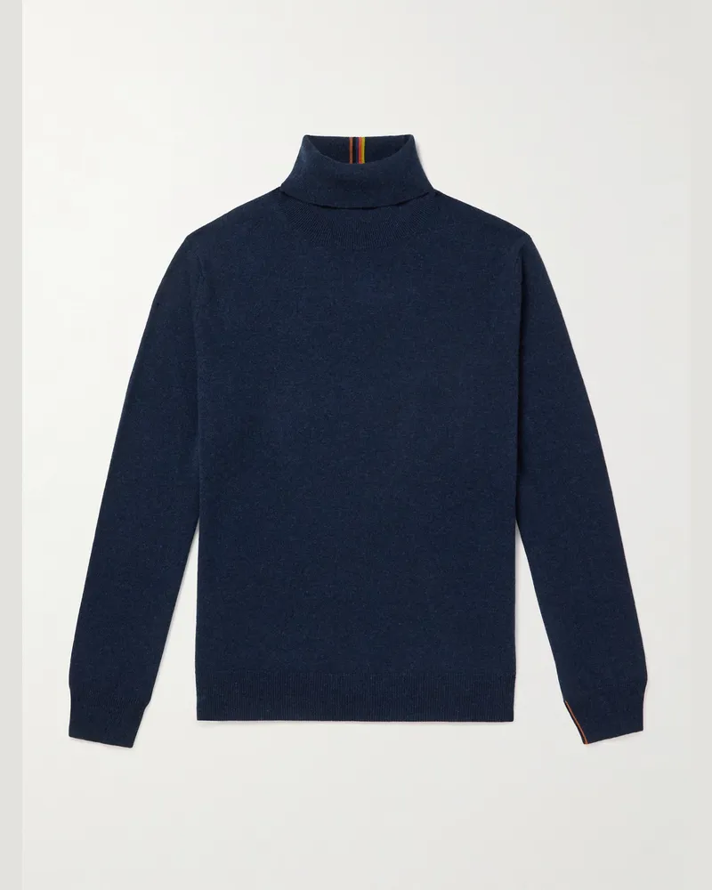 Paul Smith Rollkragenpullover aus Kaschmir Blau