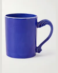 Buccellati Florence Furnace Tasse aus Porzellan Blau