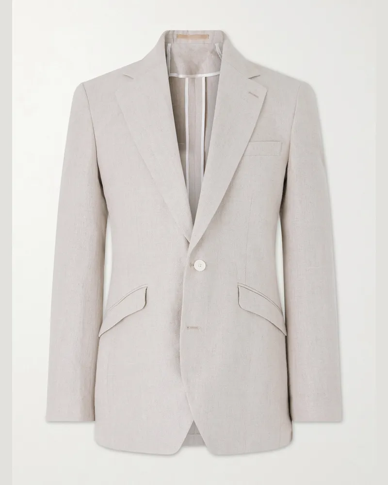 Favourbrook Cooper Linen Suit Jacket Gray