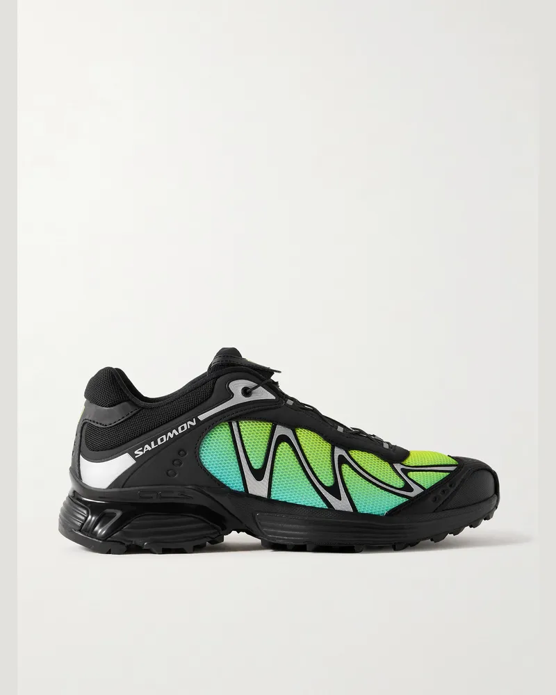 Salomon XT-WHISPER Sneakers aus Mesh mit Gummibesatz Schwarz