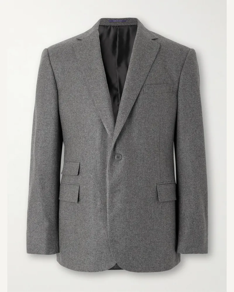 Ralph Lauren Gregory Sakko aus Wollflanell Grau