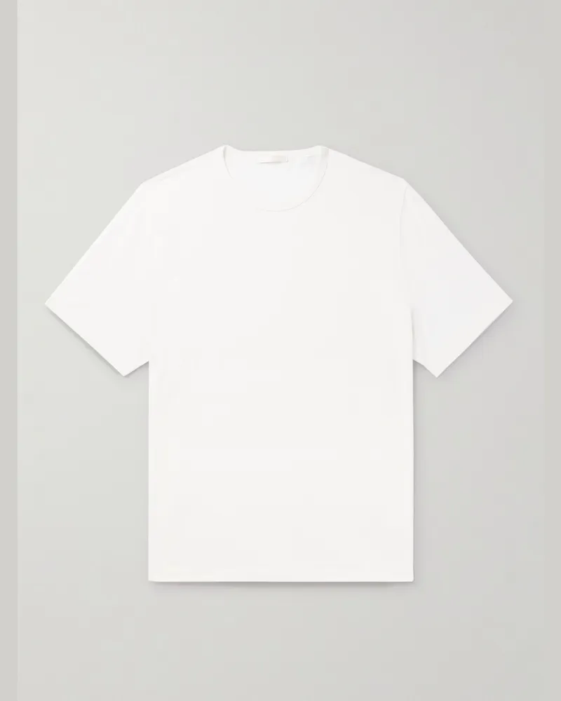 Our Legacy New Box T-Shirt aus Baumwoll-Jersey Weiß