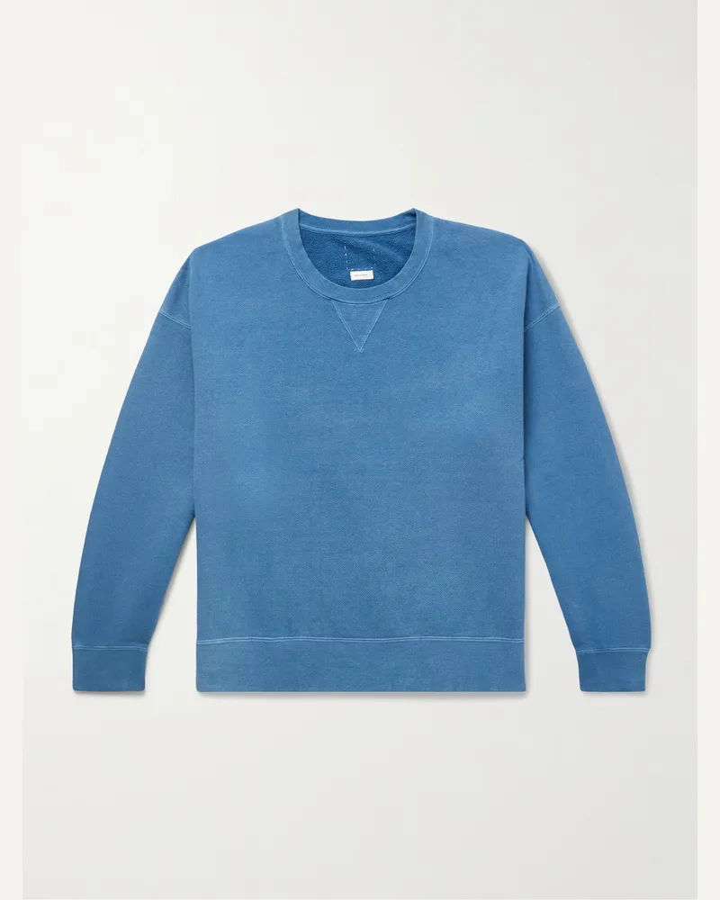 Visvim Jumbo SB Sweatshirt aus Baumwoll-Jersey Blau