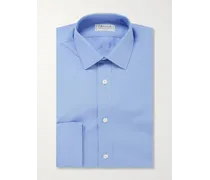 Blaues Hemd aus Baumwolle