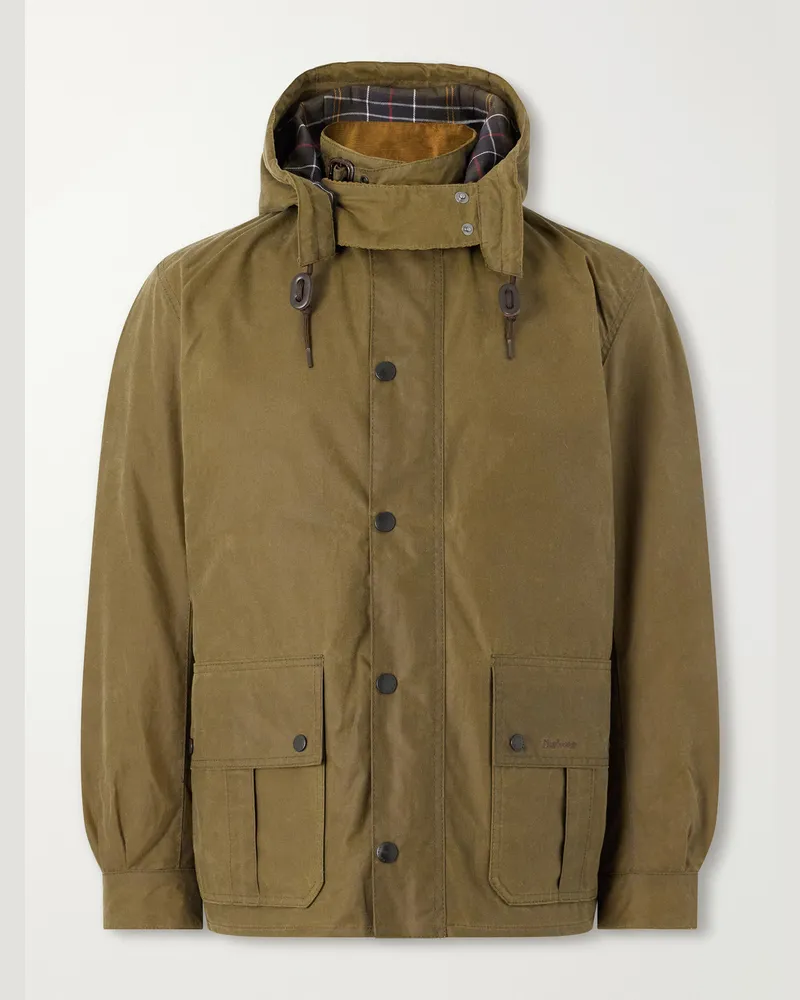 Barbour Ursula Waxed-Cotton Jacket Brown