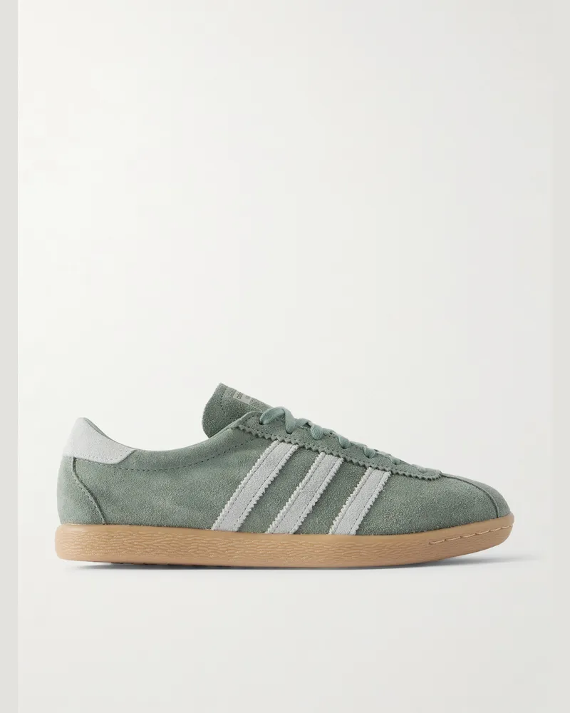 adidas Tobacco Gruen Sneakers aus Veloursleder Grün
