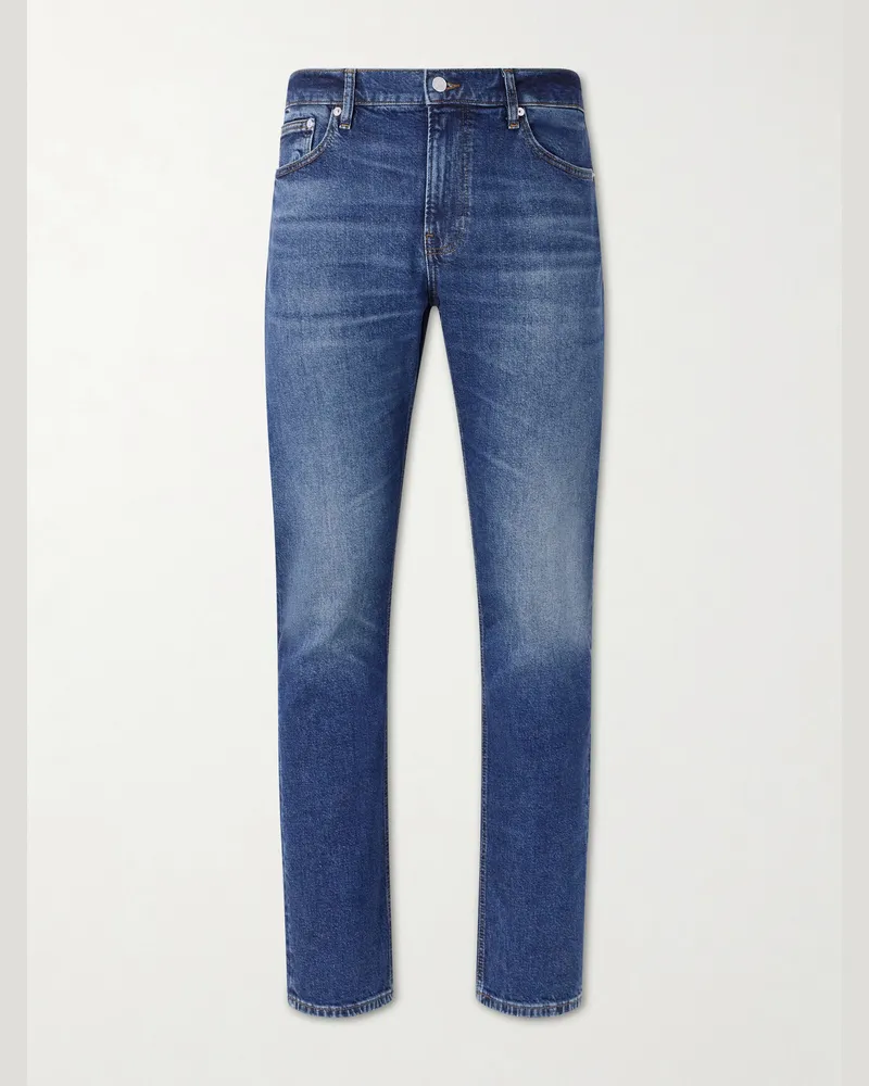 Frame Denim Straight-Leg Jeans Blue