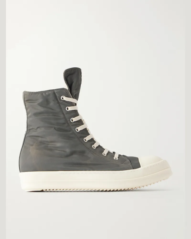 DRKSHDW by Rick Owens Ramones Denim Sneakers Gray