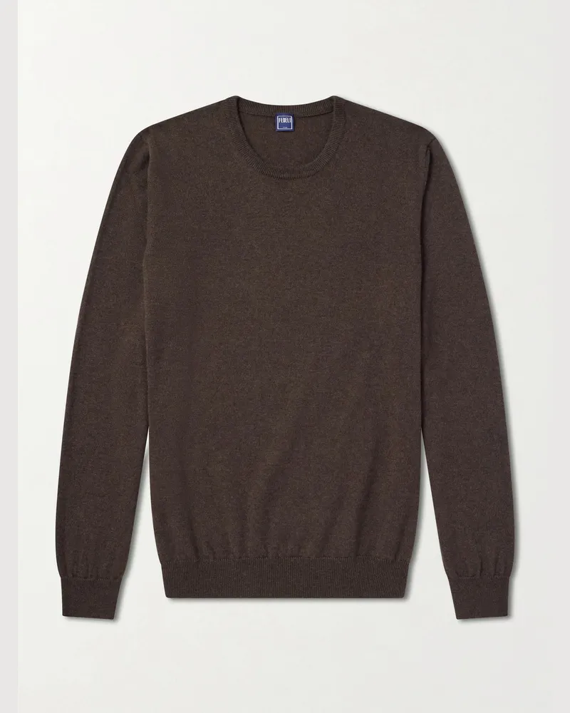 Fedeli Cashmere Sweater Brown