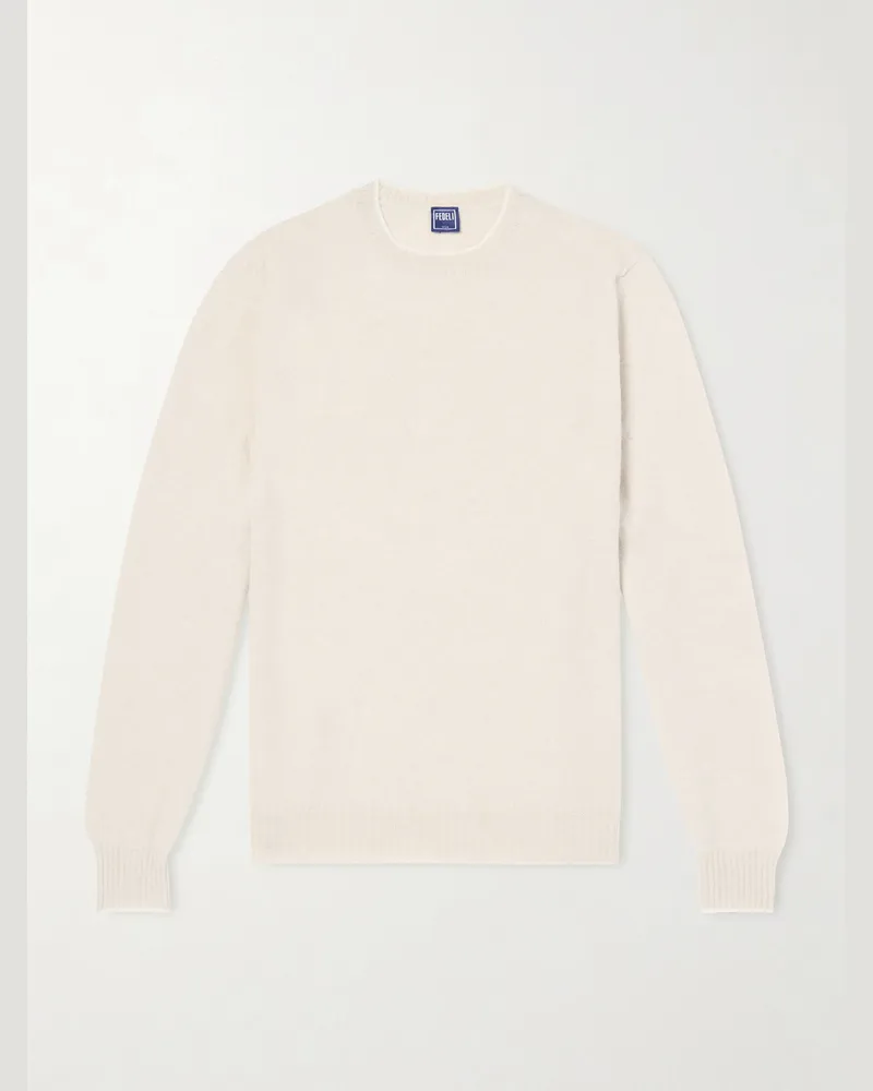 Fedeli Argentina Persia Cashmere Sweater Neutrals