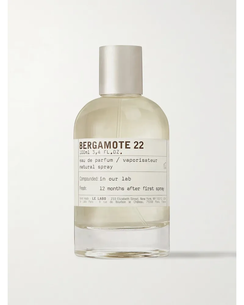 Le Labo Bergamote 22, 100 ml – Eau de Parfum Farblos