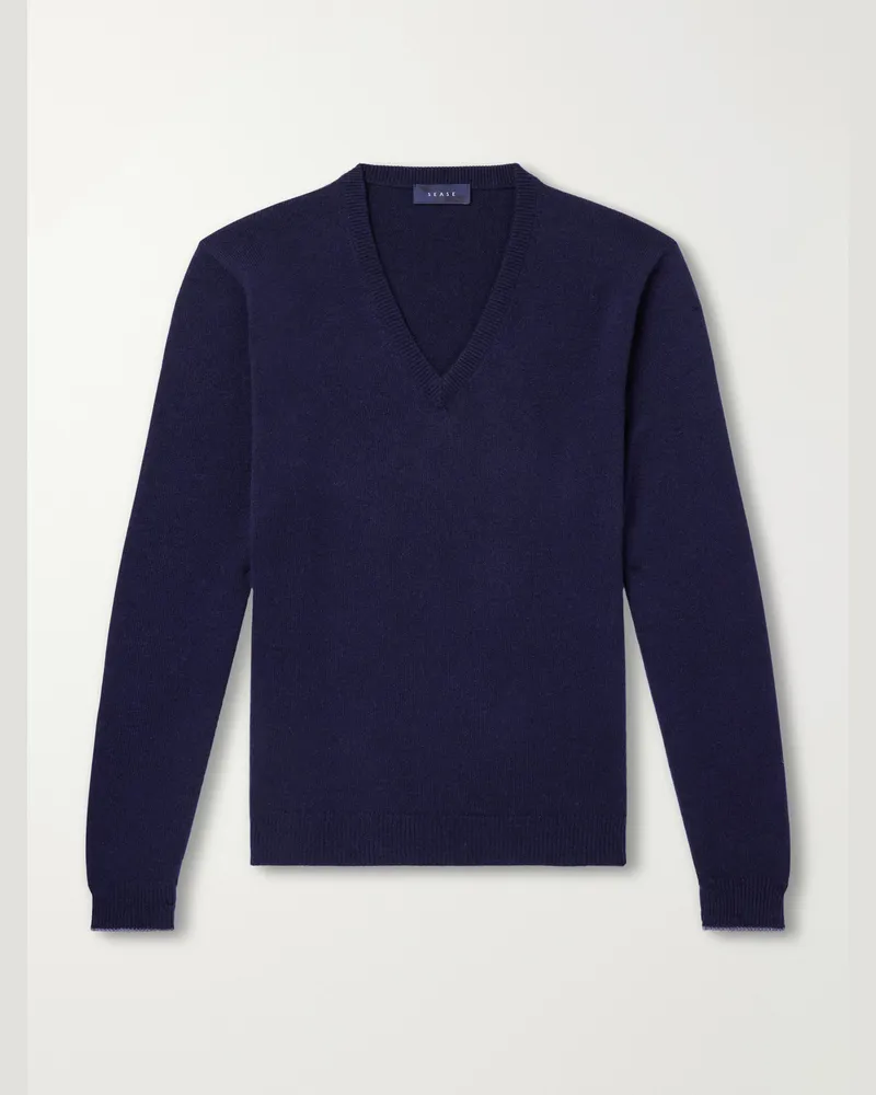 SEASE Cashmere Sweater Blue
