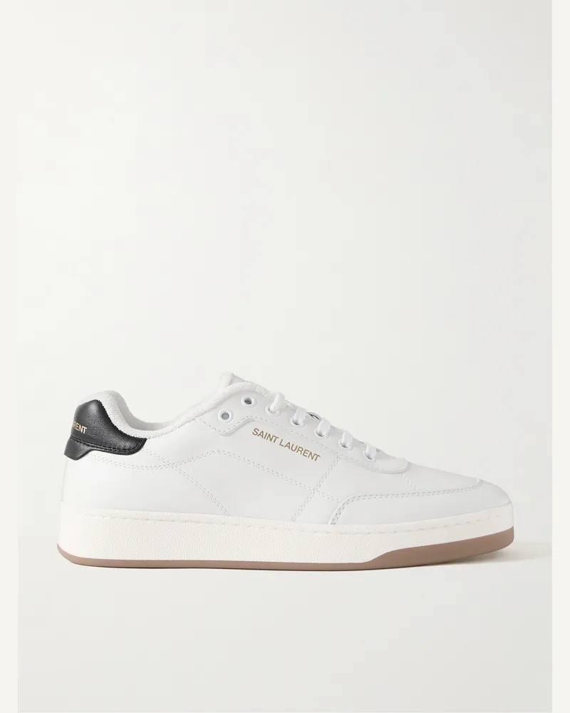 Saint Laurent SL/61 Sneakers aus Leder Weiß