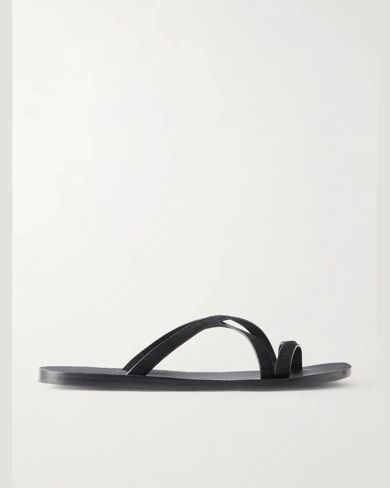 Tom Ford Alfred Suede Sandals Black