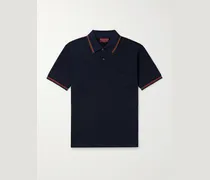 Logo-Embroidered Cotton-Piqué Polo Shirt