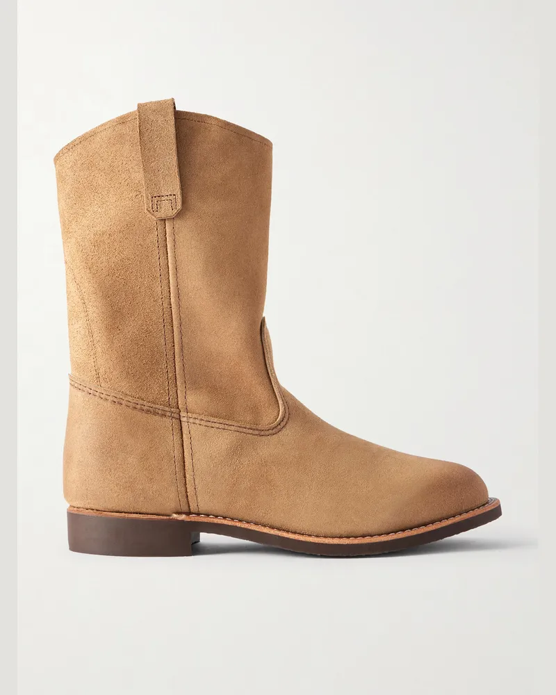Red Wing Shoes Pecos Cowboystiefel aus Veloursleder Neutral