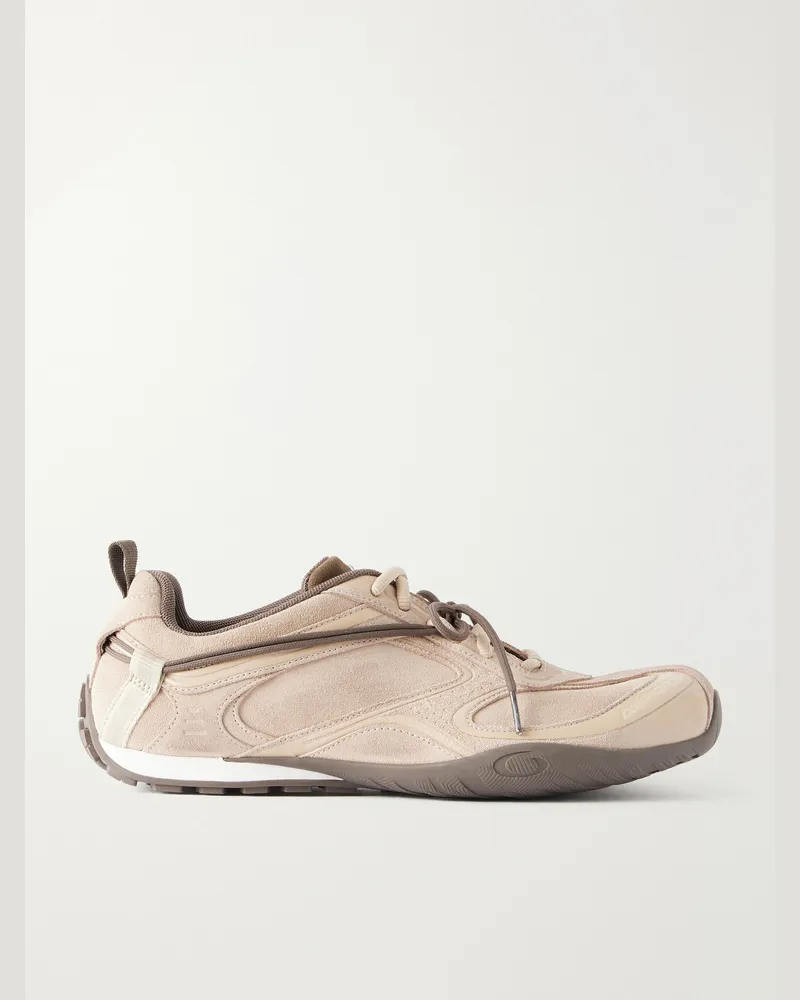 Balenciaga Radar Suede Sneakers Neutrals
