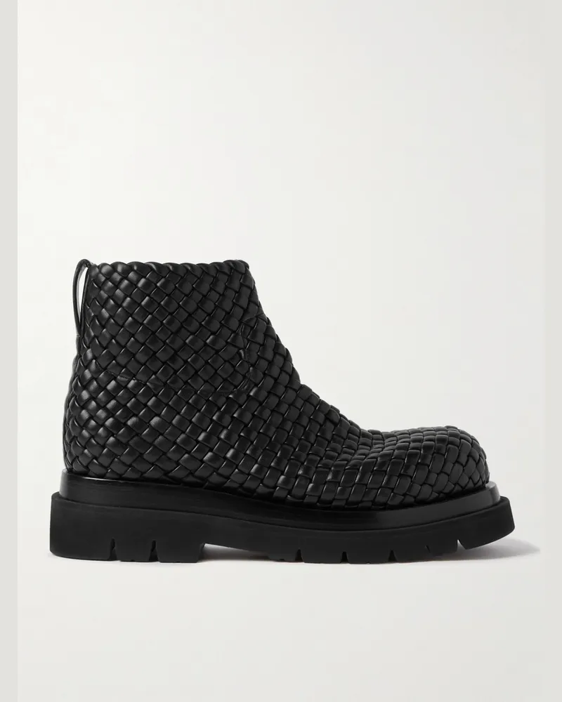 Bottega Veneta Stiefel aus Leder Schwarz