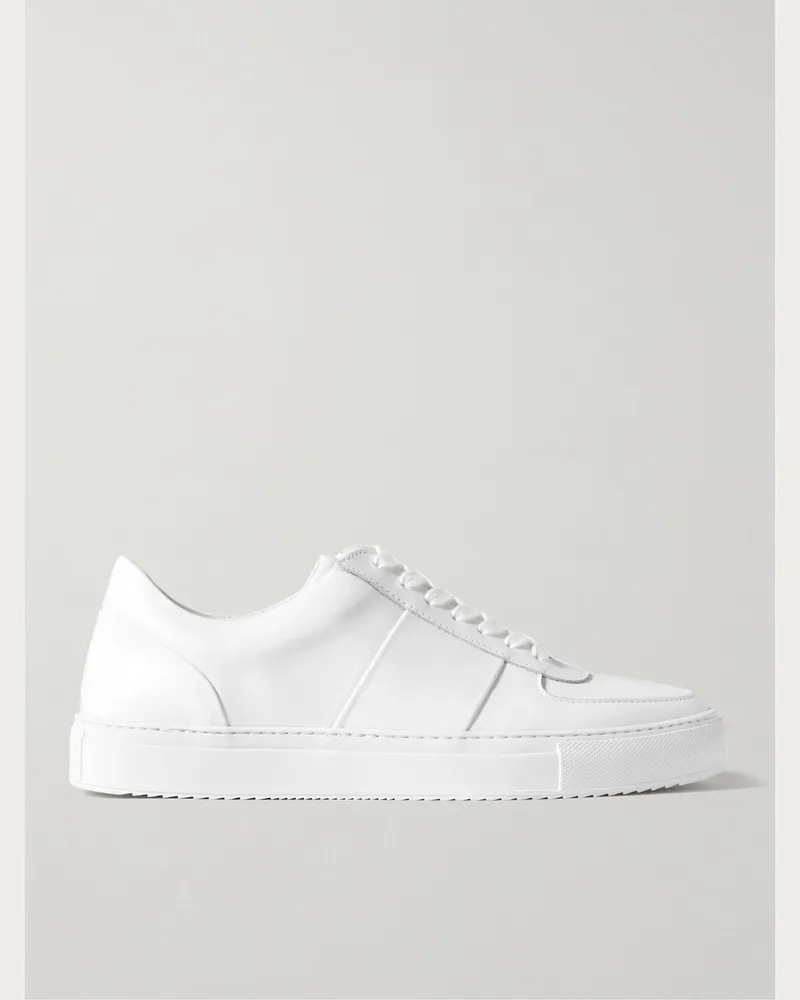 MR P. Larry Leather Sneakers White