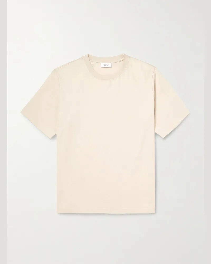 NN 07 Jett 30026 Cotton-Jersey T-Shirt Neutrals
