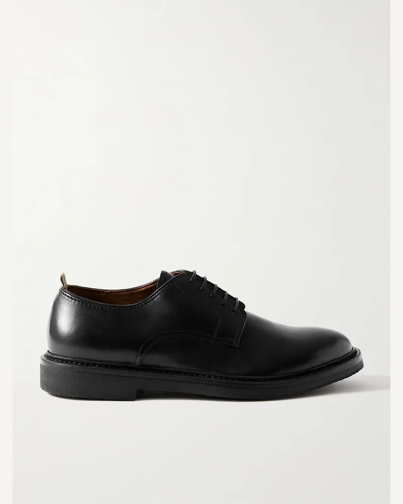 Officine Creative Italia Hopkins Flexi 208 Derby-Schuhe aus Leder Schwarz
