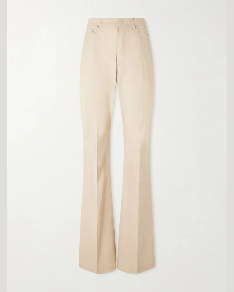 Rick Owens Bolan Bootcut-Hose aus einer Biobaumwollmischung Neutral