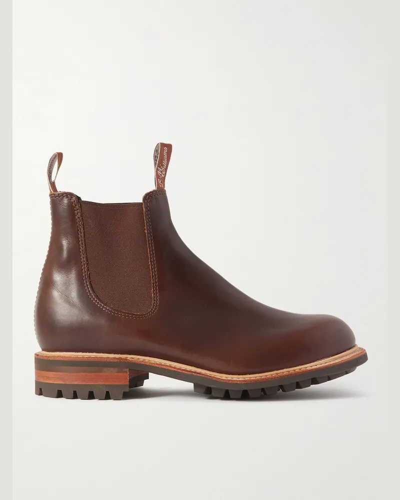 R.M.Williams Gardener Commando Chelsea Boots aus Leder Braun