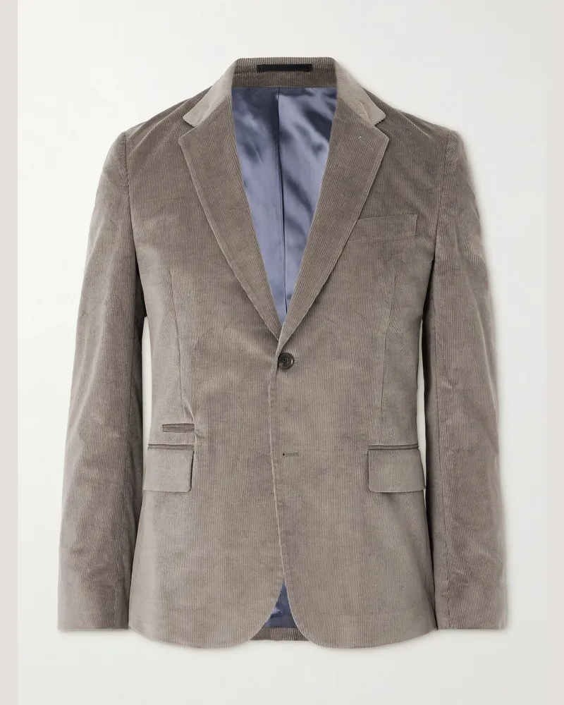 Paul Smith Sakko aus Cord aus einer Baumwollmischung Braun