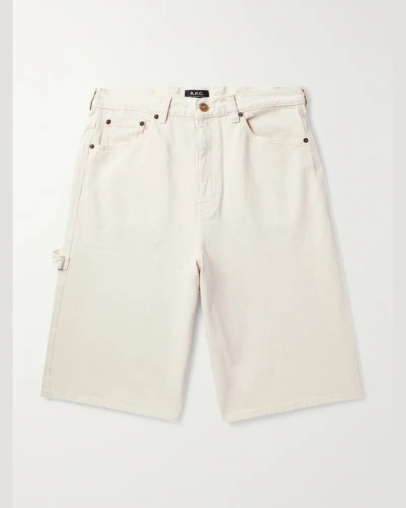 A.P.C. Westland Jeansshorts Neutral