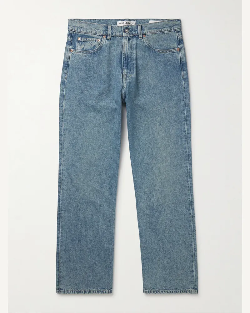Our Legacy Third Cut Straight-Leg Jeans Blue
