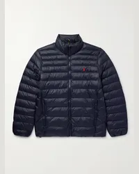 Ralph Lauren Colden Steppjacke aus wattiertem Nylon mit Logostickerei Blau