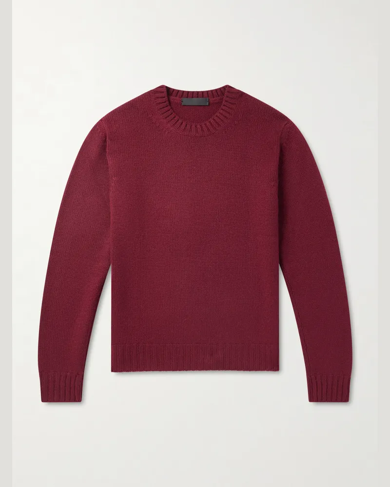 SAMAN AMEL Gio Pullover aus Kaschmir Rot