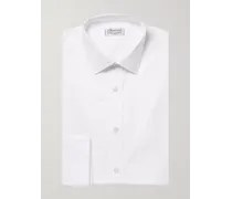 Weißes Hemd Royal Oxford aus Baumwolle mit schmaler Passform
