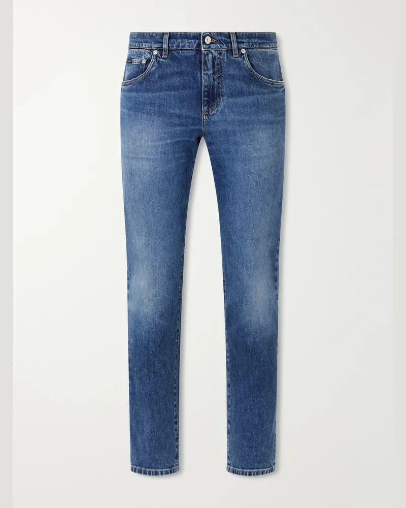 Dolce & Gabbana Straight-Leg Jeans Blue