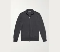 Wool Zip-Up Cardigan