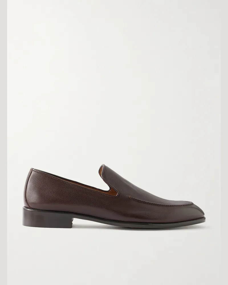 MR P. Venetian Leather Loafers Brown
