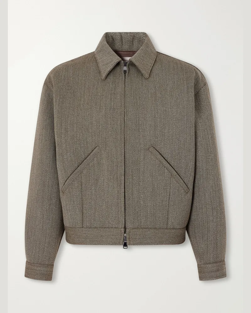 Valstar Stan Wool-Covert Bomber Jacket Green
