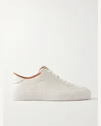 Moncler Monaco Sneakers aus Leder Neutral