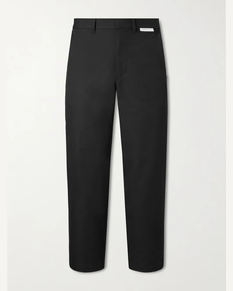 WTAPS Straight-Leg Twill Trousers Black
